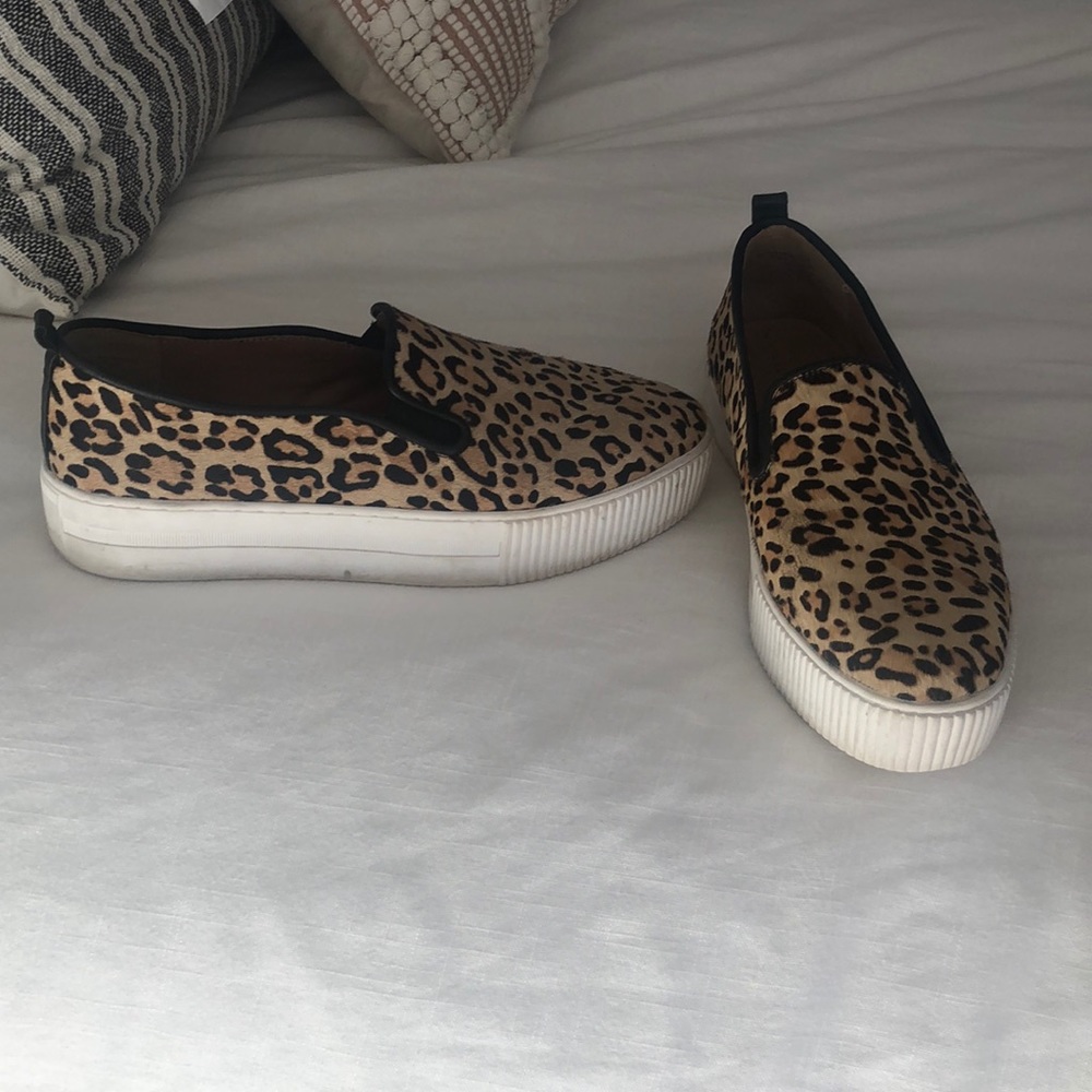 Leopard Slip Ons - Size 10